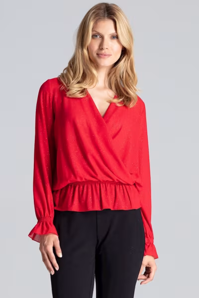 Bluzka Model M690 Red - Figl — zdjęcie 1