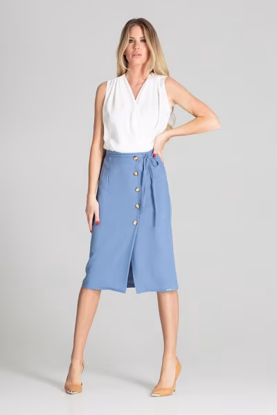 Spódnica Model M697 Blue - Figl — zdjęcie 1