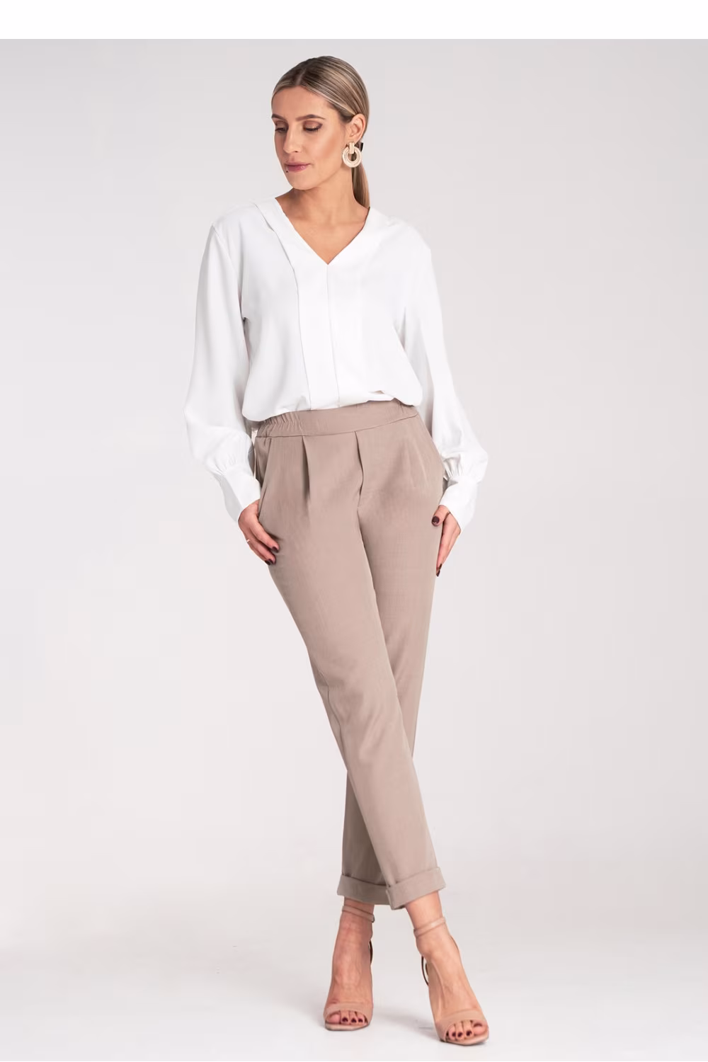 Spodnie Damskie Model M1161 Beige - Figl