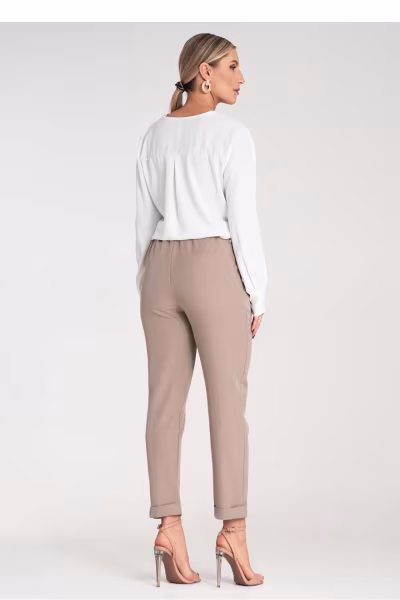 Spodnie Damskie Model M1161 Beige - Figl — zdjęcie 3