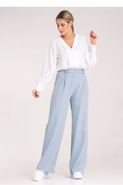 Spodnie Damskie Model M1129 Blue - Figl — zdjęcie 2