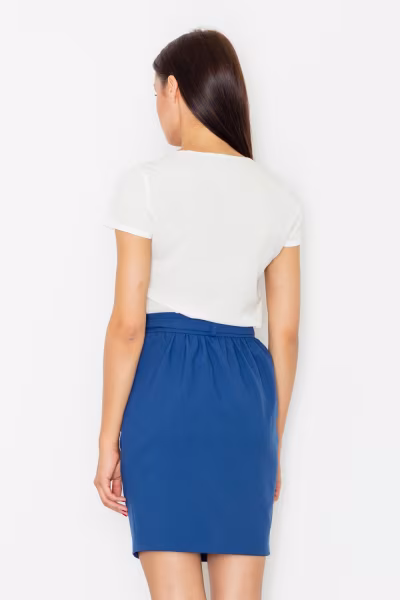 Spódnica Model M524 Navy - Figl — zdjęcie 3