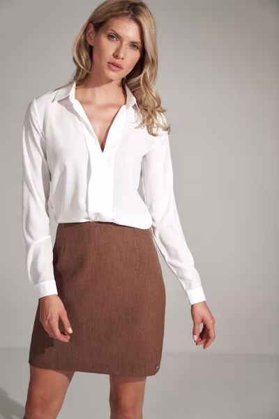 Spódnica Model M723 Brown - Figl — zdjęcie 1