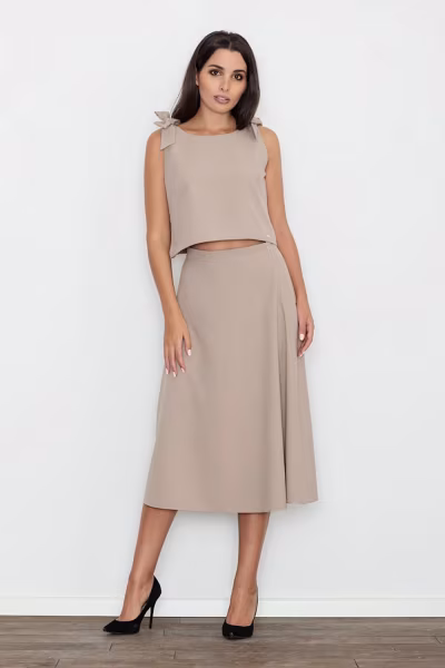 Spódnica Komplet Model M578 Beige - Figl — zdjęcie 2