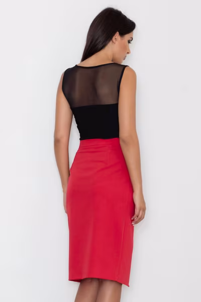 Spódnica Model M559 Red - Figl — zdjęcie 2