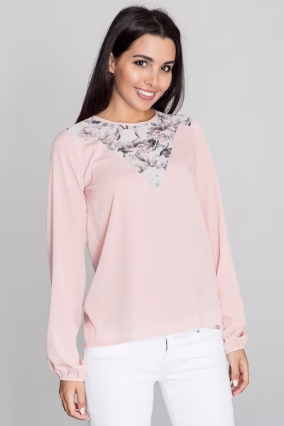 Bluzka Model M549 Pink - Figl — zdjęcie 1