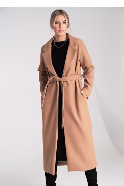 Płaszcz Damski Model M1114 Beige - Figl — zdjęcie 1