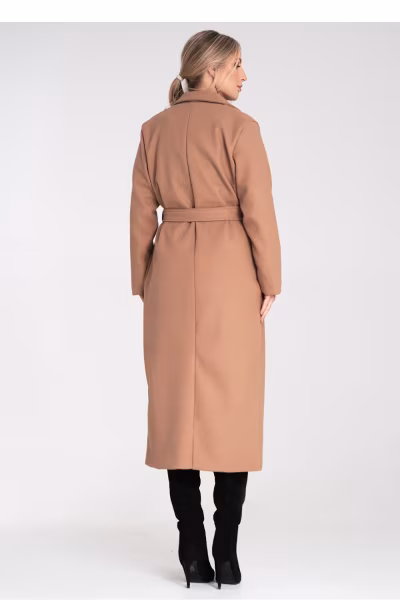 Płaszcz Damski Model M1114 Beige - Figl — zdjęcie 3