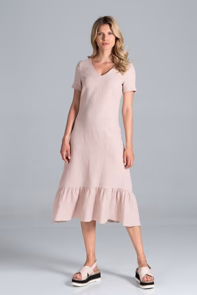 Sukienka Model M827 Beige - Figl — zdjęcie 2