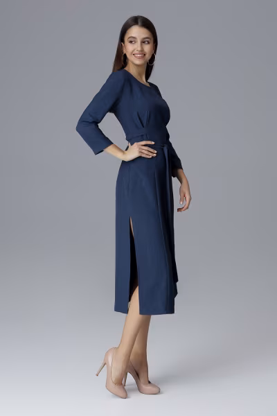 Sukienka Model M631 Navy - Figl — zdjęcie 2