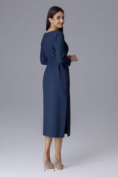Sukienka Model M631 Navy - Figl — zdjęcie 3