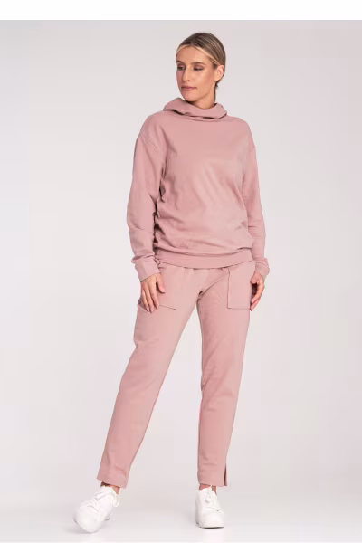 Spodnie Dresowe Model M1035 Dark Pink - Figl — zdjęcie 2