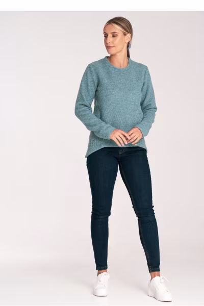 Sweter Damski Model M1044 Mint - Figl — zdjęcie 2