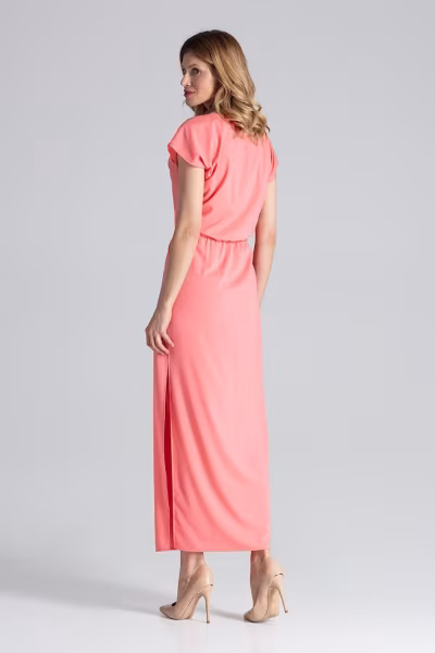 Sukienka Model M668 Koral - Figl — zdjęcie 2