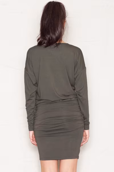 Sukienka Model 343 Oliwka - Figl — zdjęcie 3