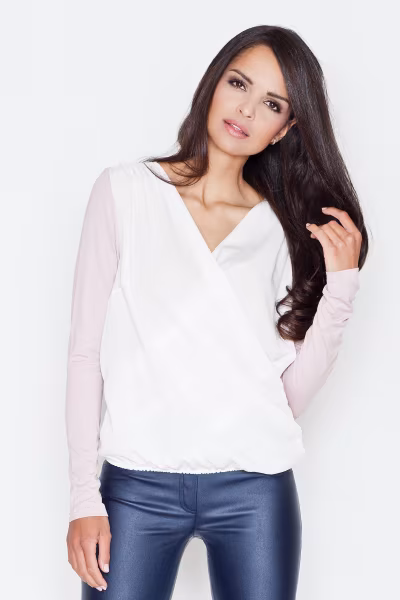 Bluzka Model 375 Pink - Figl — zdjęcie 1