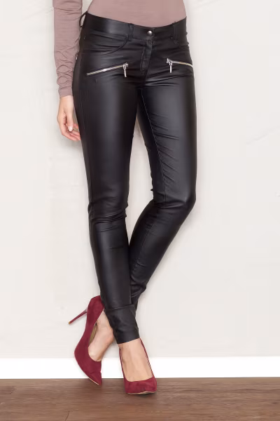 Spodnie Damskie Model 361 Black - Figl — zdjęcie 1