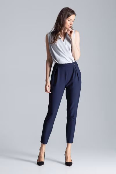 Spodnie Damskie Model M676 Navy - Figl — zdjęcie 2