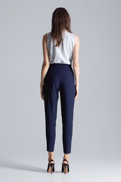 Spodnie Damskie Model M676 Navy - Figl — zdjęcie 3