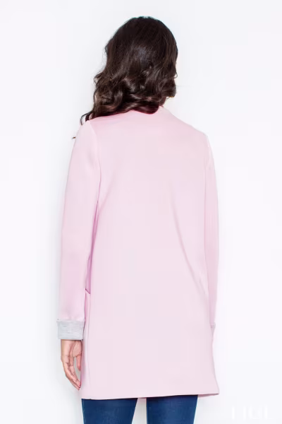 Płaszcz Damski Model M366 Light Pink - Figl — zdjęcie 2