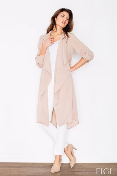 Sukienka Model M464 Beige - Figl — zdjęcie 1