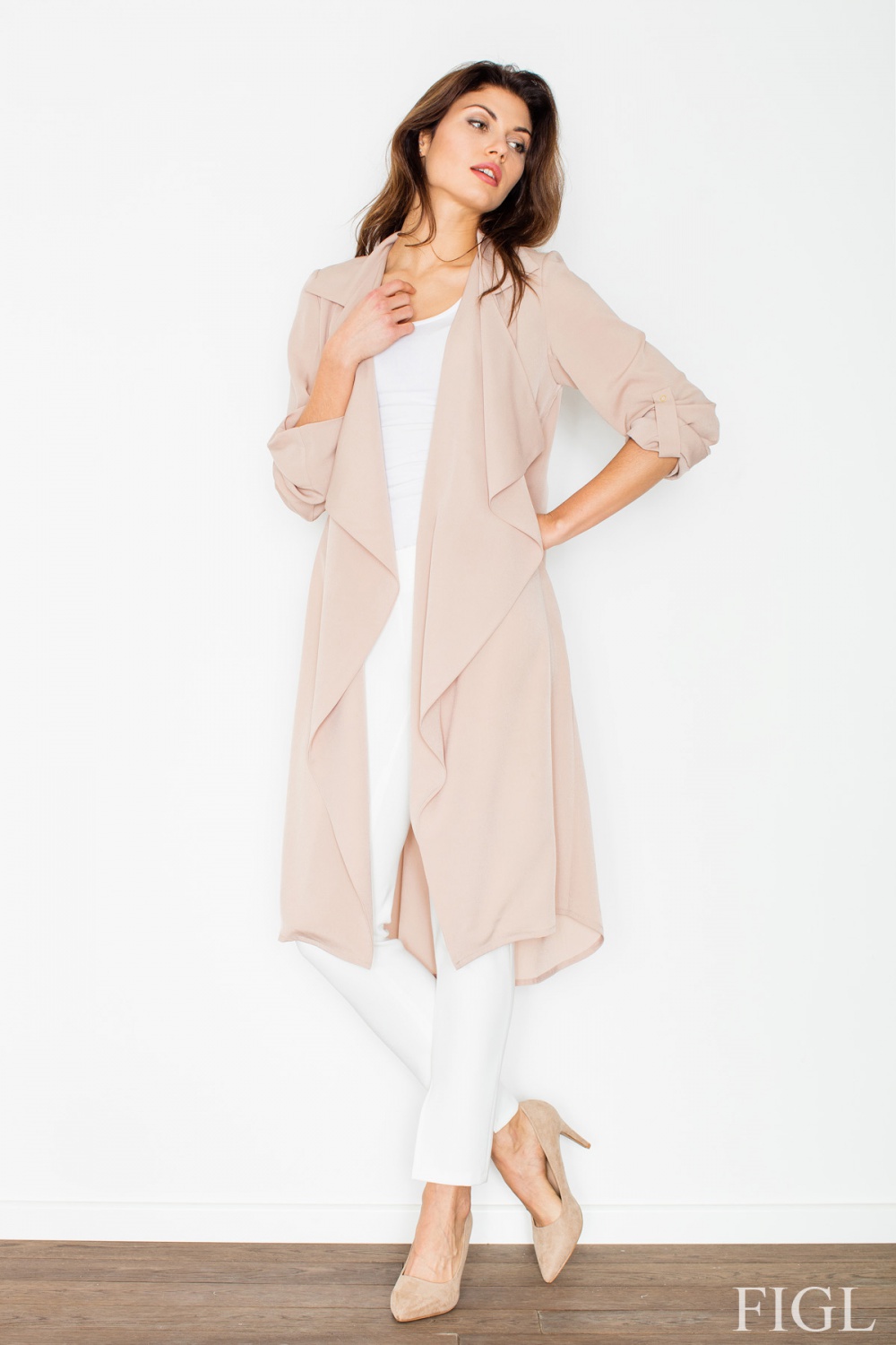 Sukienka Model M464 Beige - Figl