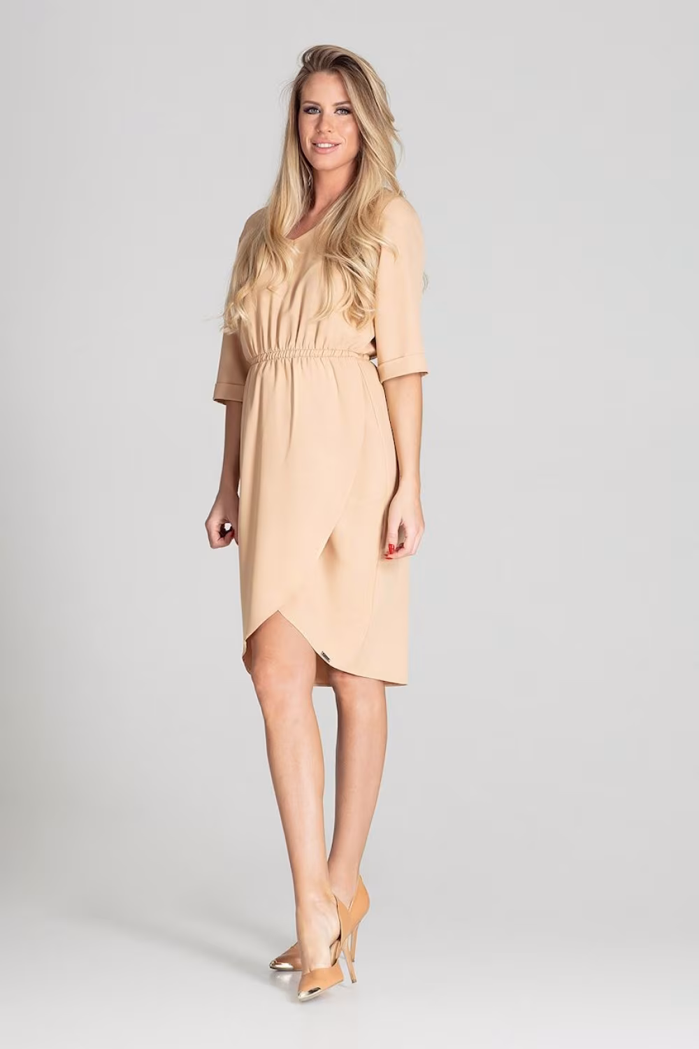 Sukienka Model M702 Beige - Figl