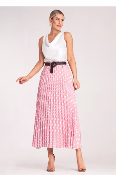 Spódnica Model M1155 Pink - Figl — zdjęcie 1
