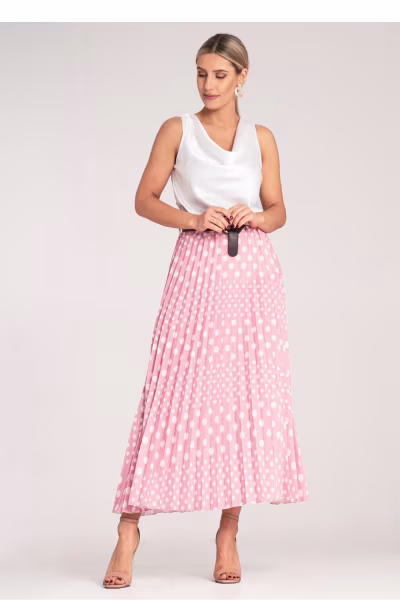 Spódnica Model M1155 Pink - Figl — zdjęcie 2