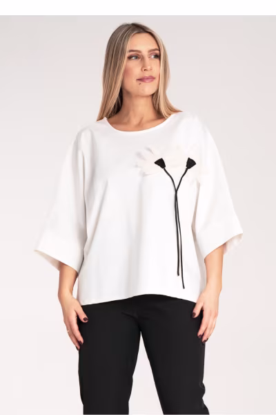 Bluzka Model M1118 White - Figl — zdjęcie 1