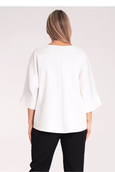 Bluzka Model M1118 White - Figl — zdjęcie 3
