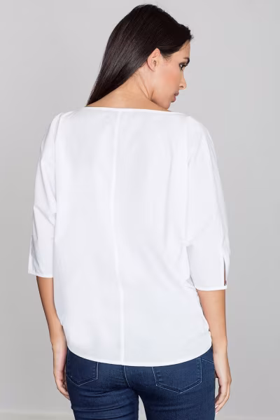 Bluzka Model M563 White - Figl — zdjęcie 2