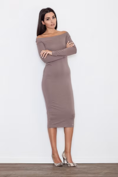 Sukienka Model M558 Brown - Figl — zdjęcie 1