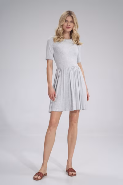 Sukienka Model M751 Grey Melange - Figl — zdjęcie 2