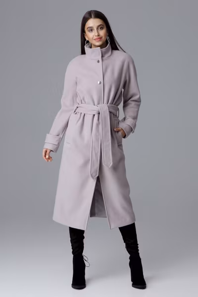 Płaszcz Damski Model M624 Beige - Figl — zdjęcie 1