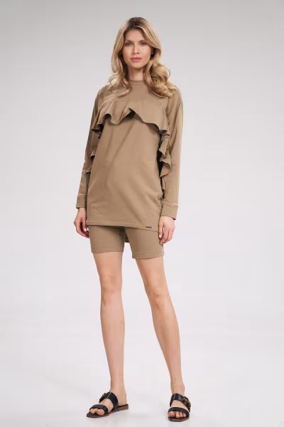 Tunika Model M805 Beige - Figl — zdjęcie 1