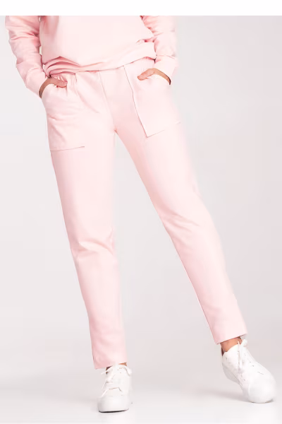Spodnie Dresowe Model M1035 Light Pink - Figl — zdjęcie 1