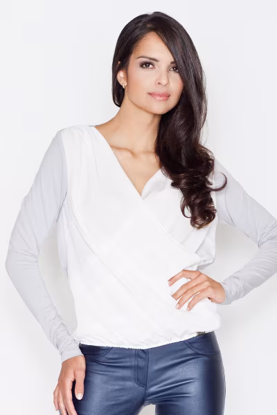 Bluzka Model 375 Dark Grey - Figl — zdjęcie 1