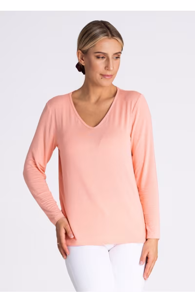 Bluzka Model M980 Pink - Figl — zdjęcie 2
