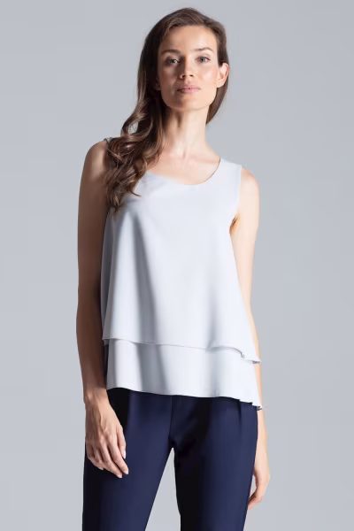 Bluzka Model M679 Grey - Figl — zdjęcie 1
