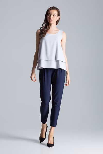 Bluzka Model M679 Grey - Figl — zdjęcie 2