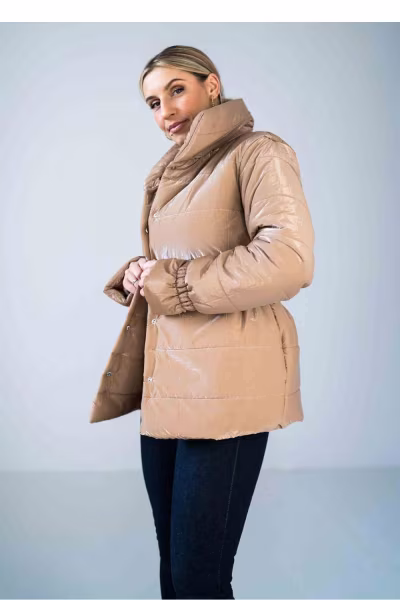 Kurtka Damska Model M933 Beige - Figl — zdjęcie 2