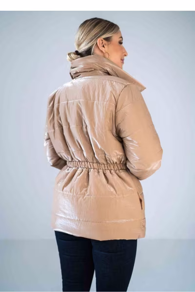 Kurtka Damska Model M933 Beige - Figl — zdjęcie 3