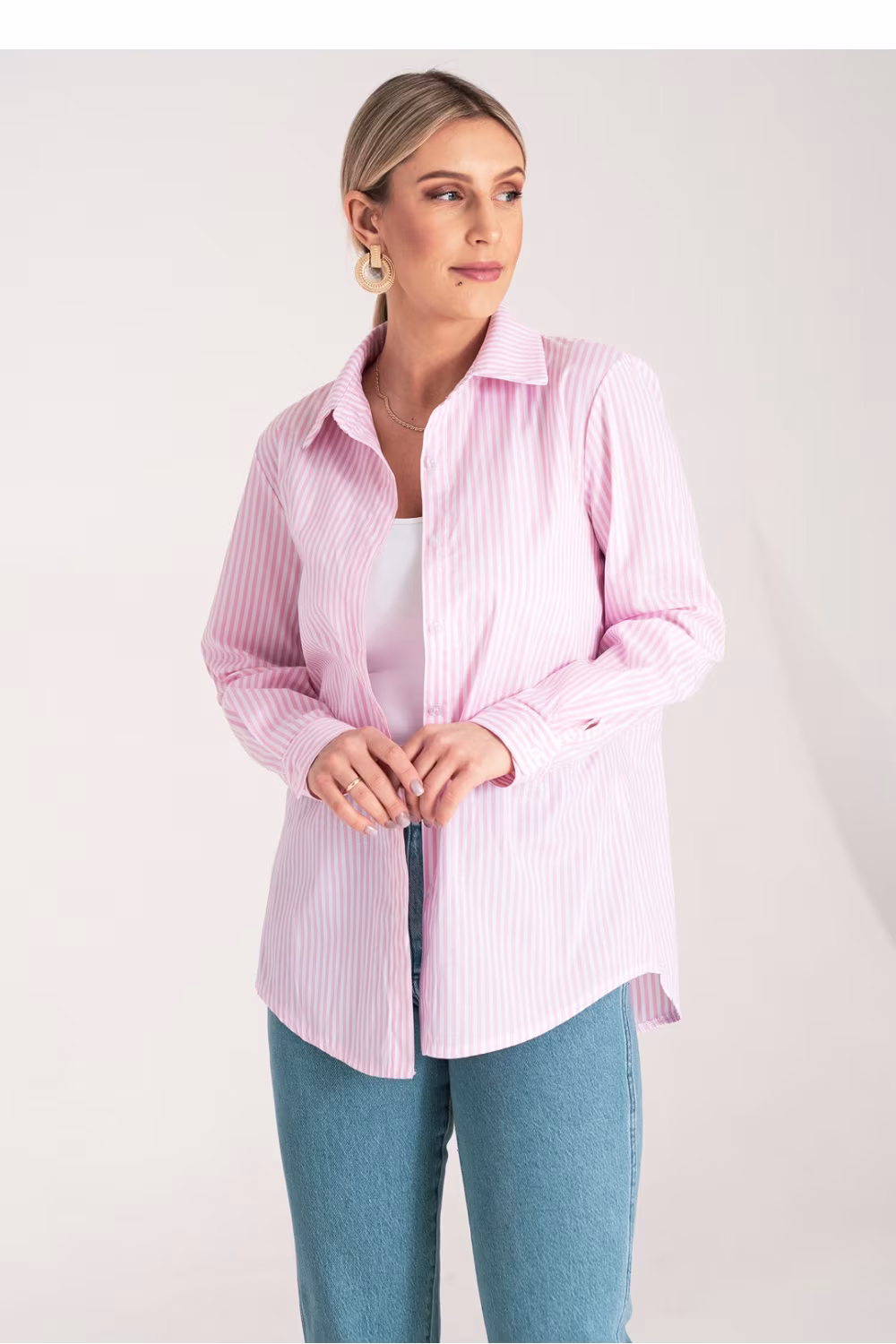 Koszula Damska Model M1174 Pink - Figl