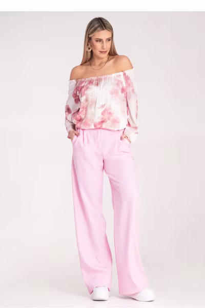 Spodnie Damskie Model M1129 Pink - Figl — zdjęcie 1