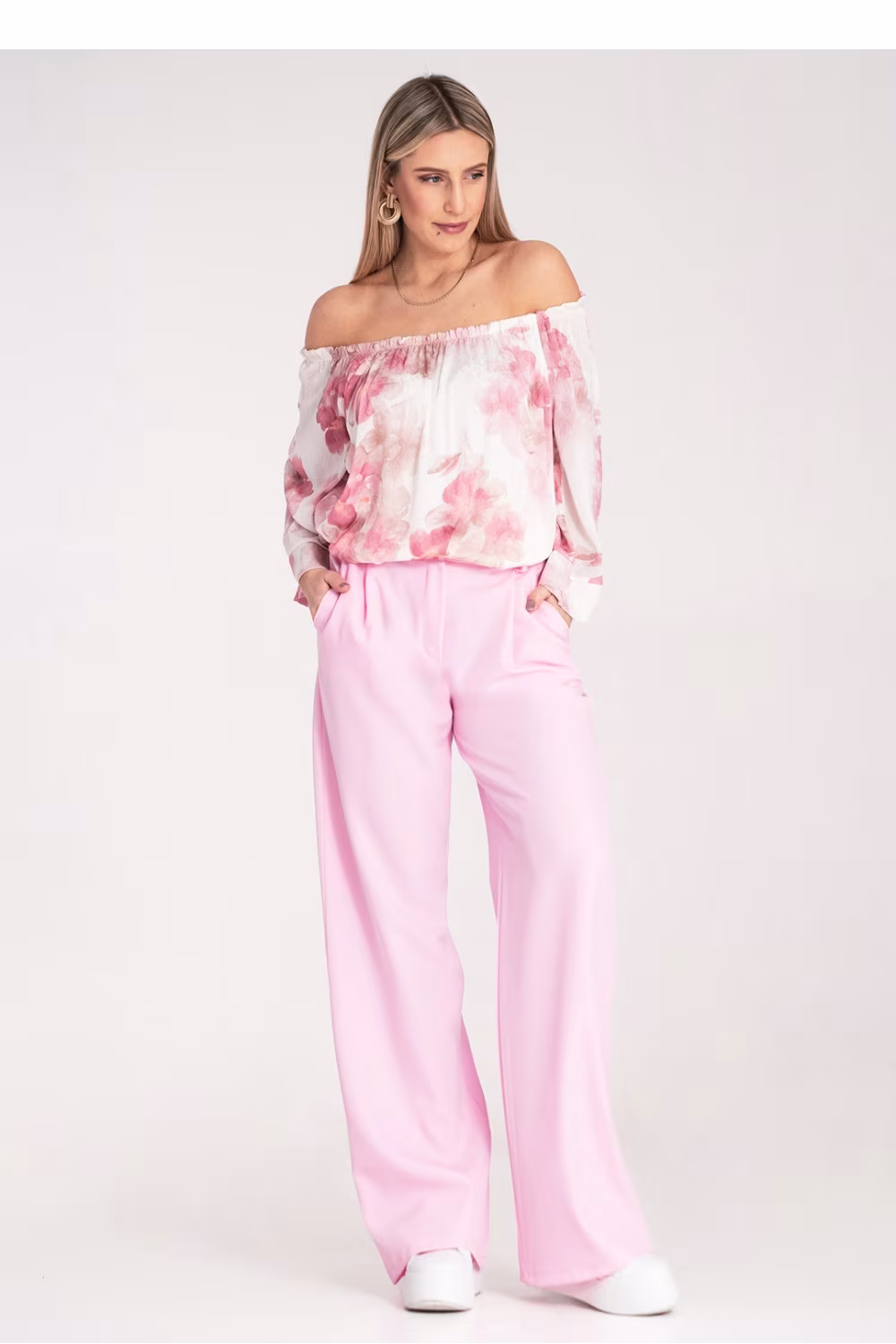 Spodnie Damskie Model M1129 Pink - Figl