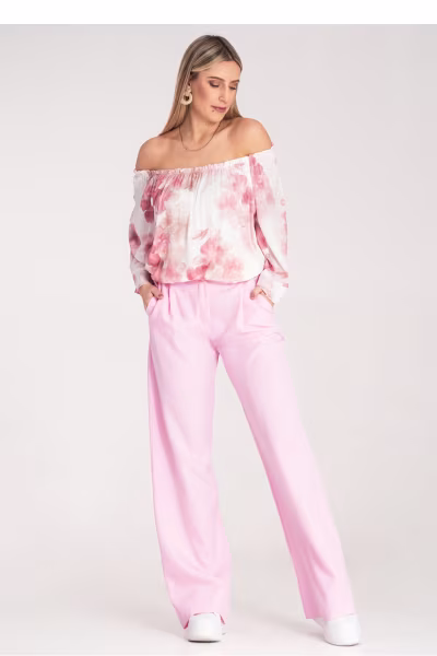 Spodnie Damskie Model M1129 Pink - Figl — zdjęcie 2