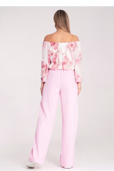 Spodnie Damskie Model M1129 Pink - Figl — zdjęcie 3