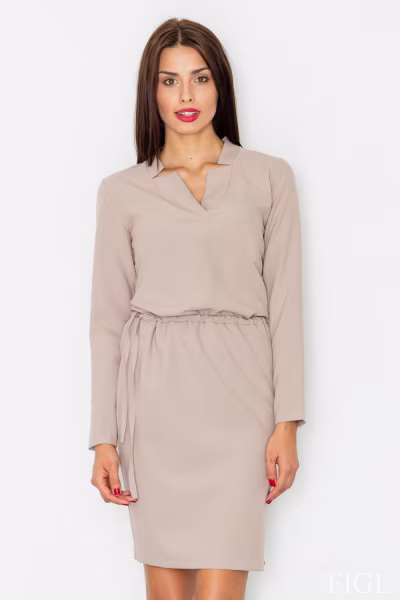 Sukienka Model M533 Beige - Figl — zdjęcie 1