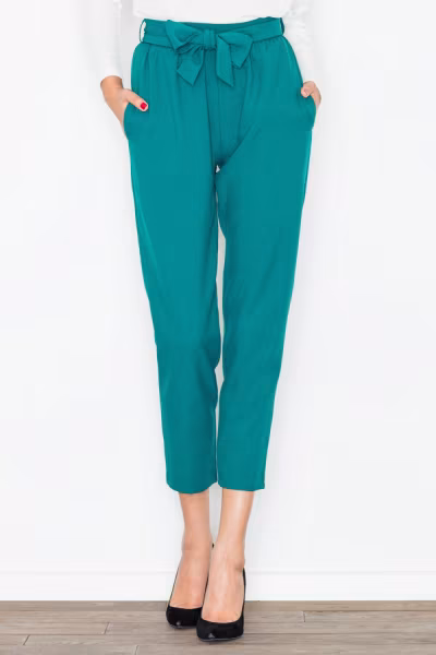 Spodnie Damskie Model M523 Green - Figl — zdjęcie 1